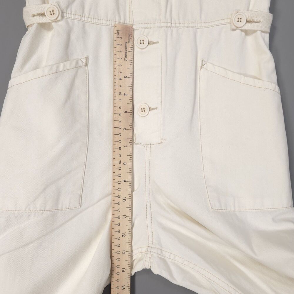 PISTOLA Women's Jumpsuit SMALL Ivory Short Sleeve Button Front P1950SOL-ATW - Picture 5 of 16